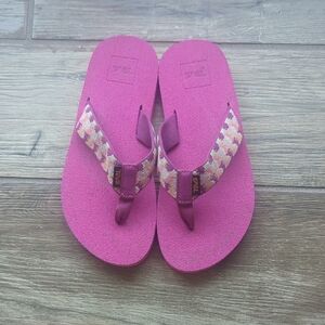 Teva Pink and Purple Kids Flip Flops